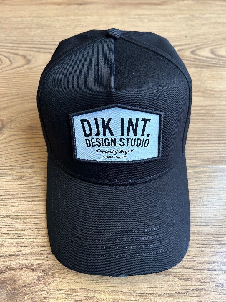 DJK INT. Design Studio Black Baseball Cap - Streetwear - One Size