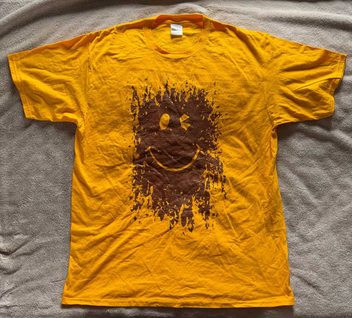 Smiley t-shirt, Forrest Gump inspired