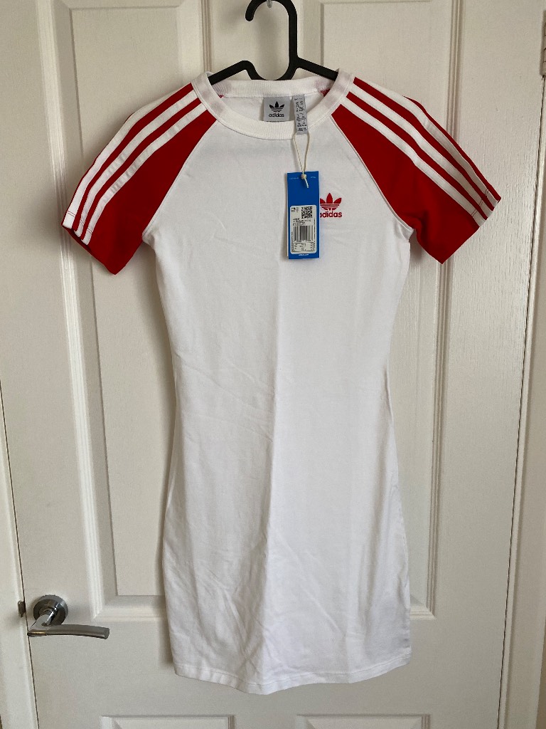 Adidas Three stripe dress XS UK4/6