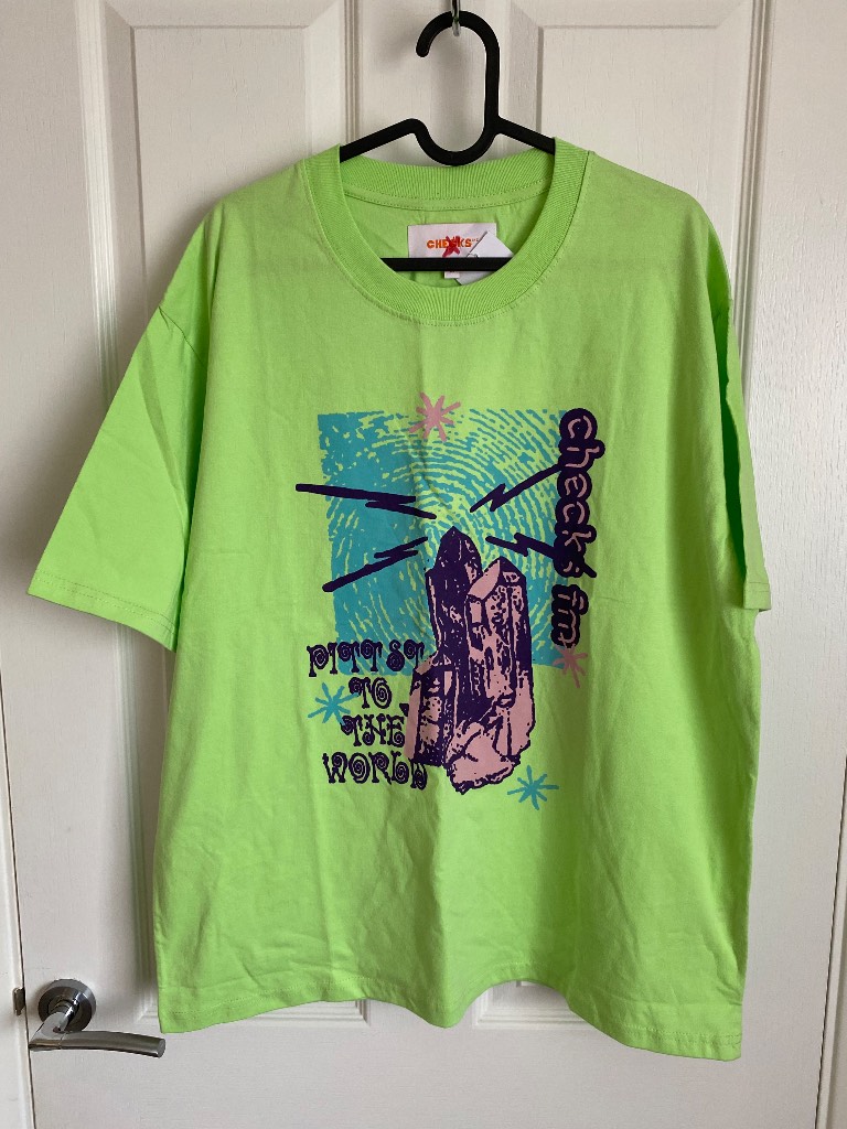 Checks inc T shirt medium