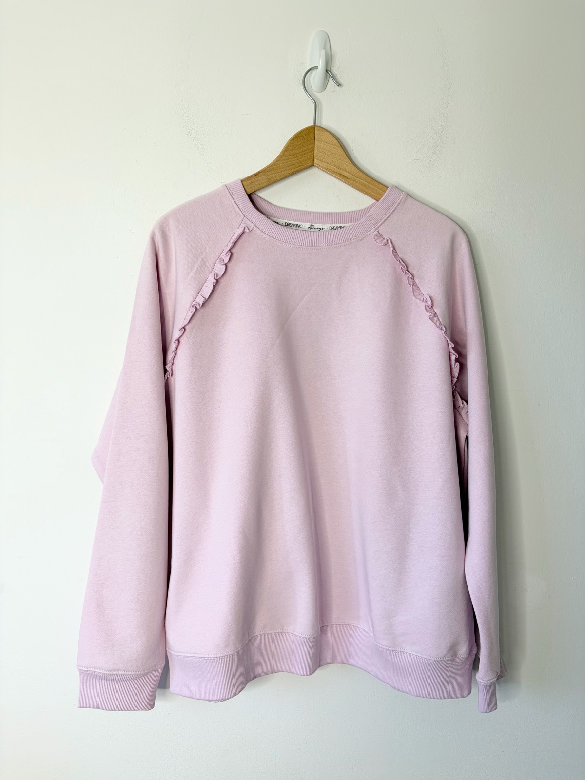 TU Women’s Pink Nightwear PJ Sweatshirt Jumper Size 14