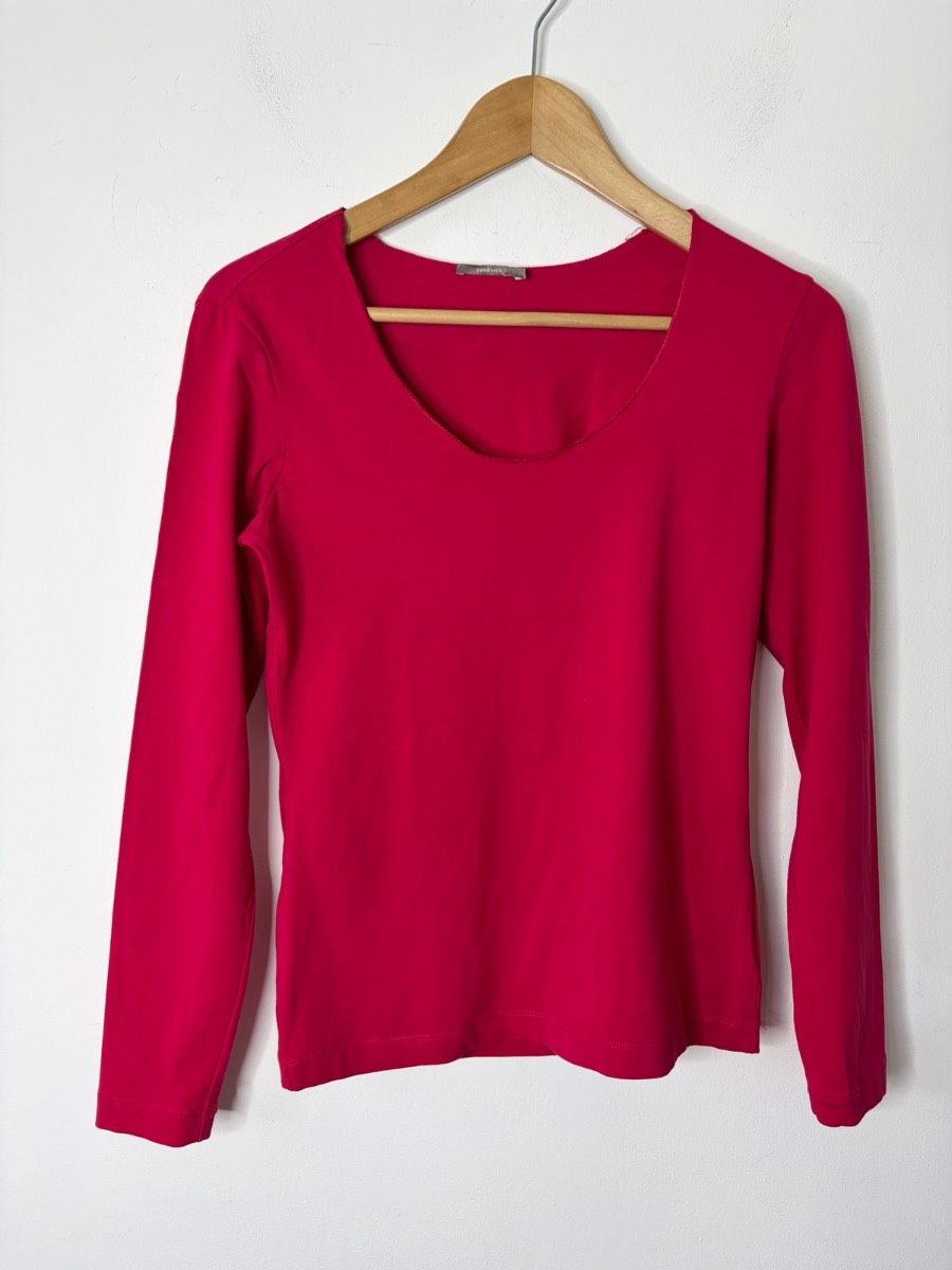 Sandwich Women’s Red Stretchy Long Sleeved Top Size Small