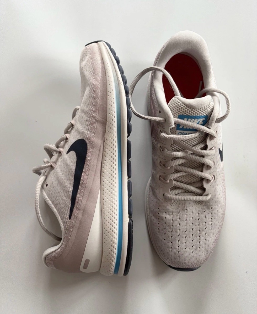 Nike Air Zoom Vomero 13 Women’s Pale Pink Running Sports Trainers Size 7.5 Gym