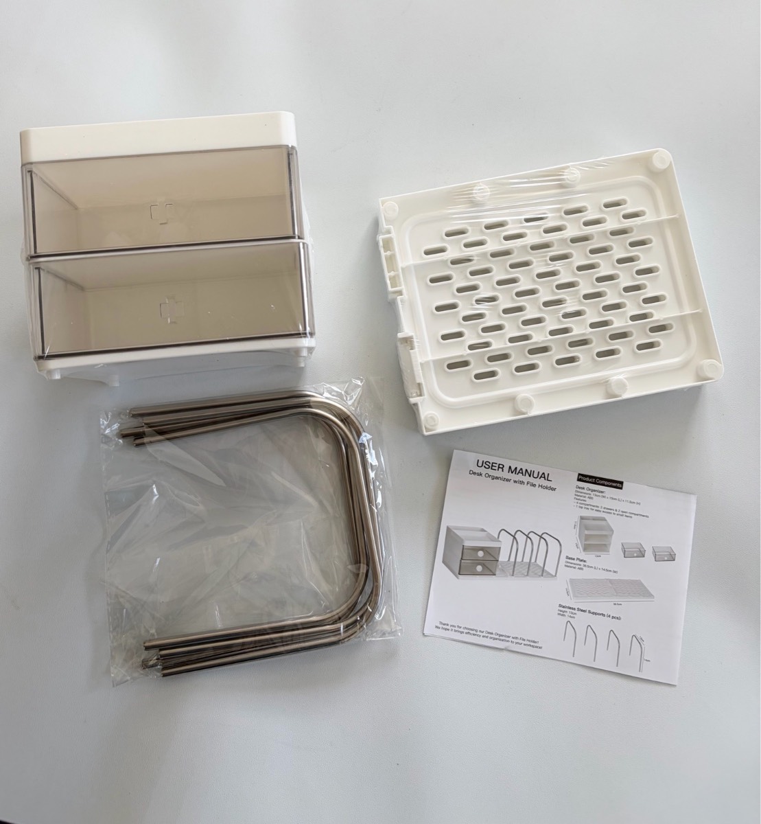 Risesmart Desk Organiser File Holder Desk Tidy Stationery Storage