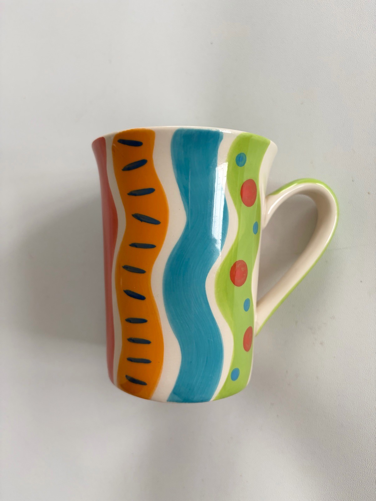 Whittard Of Chelsea Colourful Hand Painted Cup Mug Coffee Tea