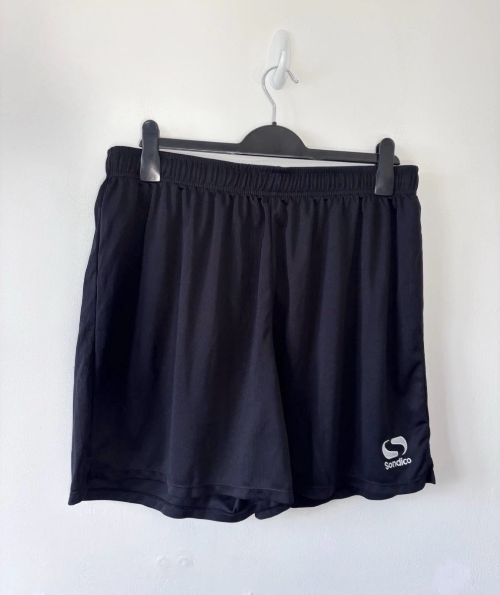 Sondico Mens Black Fitness Gym Elasticated Waist Shorts Size 2XL