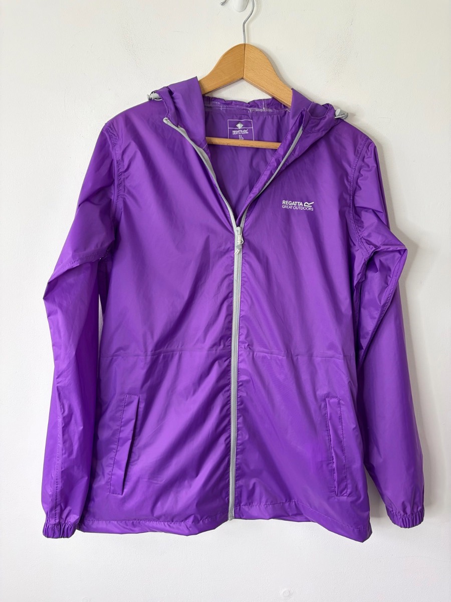 Regatta Women’s Purple Isolite 5000 Waterproof Breathable Thin Jacket Size 10