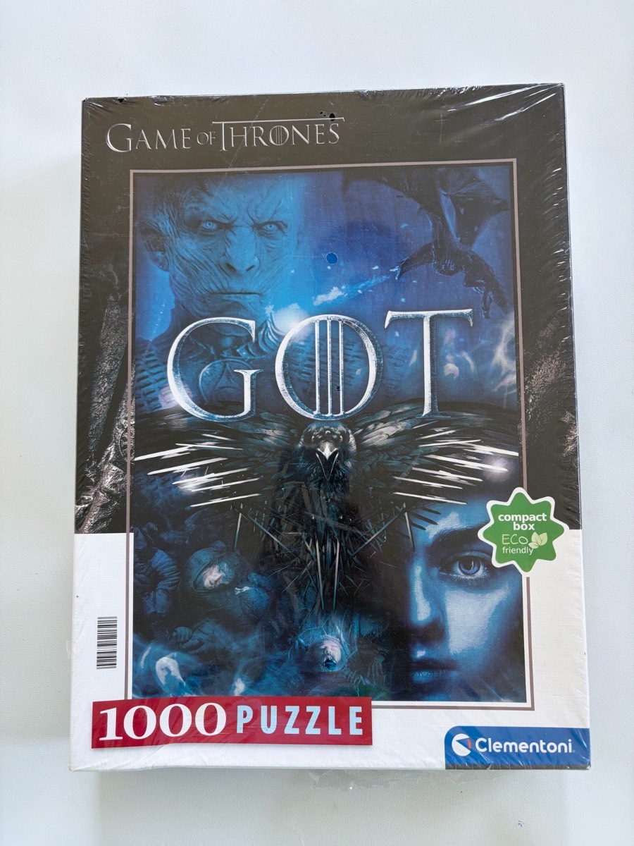 New Clementoni Game Of Thrones 1000 Piece Jigsaw Puzzle (damaged Packaging)
