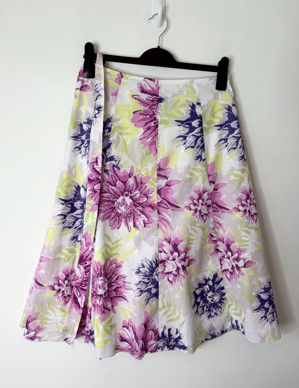 Marks And Spencer Women’s Vibrant Floral Print A-Line Summer Skirt Size 10