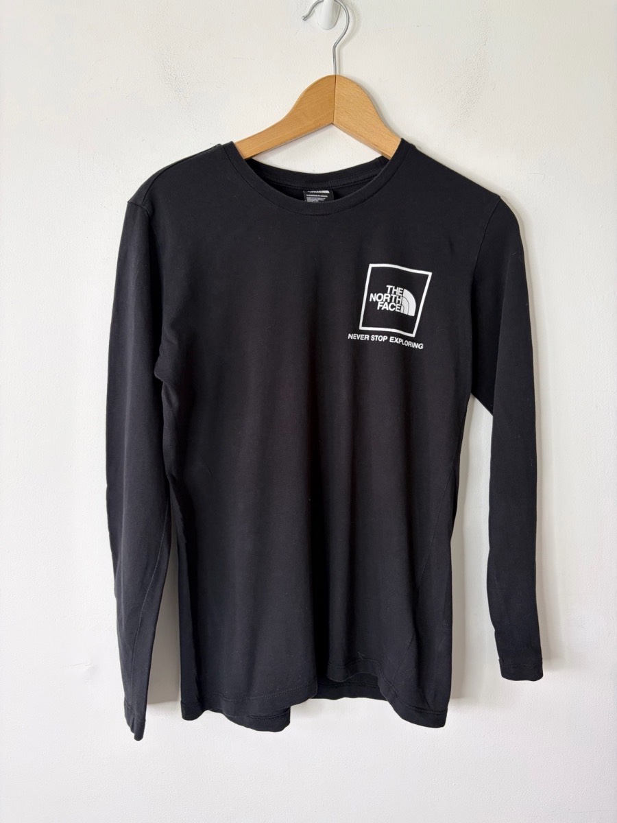 The North Face Women’s Black Printed Long Sleeved Cotton Top Size XS