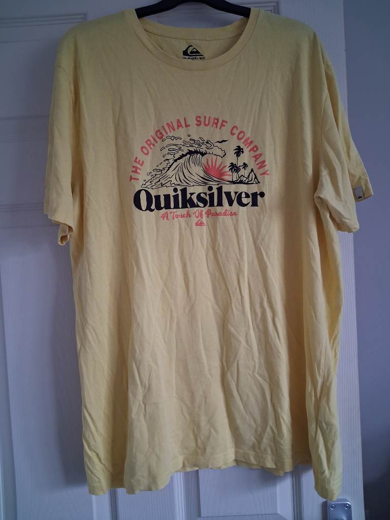 Mens Quiksilver Cotton Tshirt