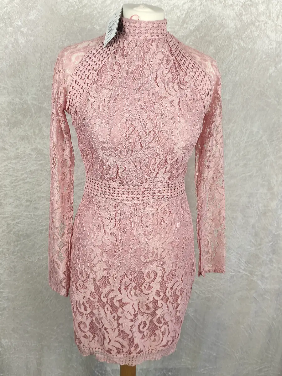 Quiz  Dusty Pink Lace Dress UK Size 10  New With Tags
