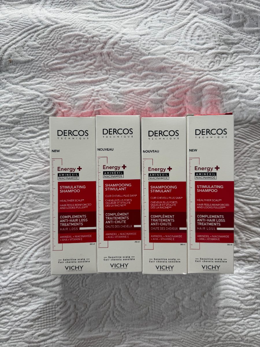 Vichy Aminexil stimulating shampoo x 4 bottles