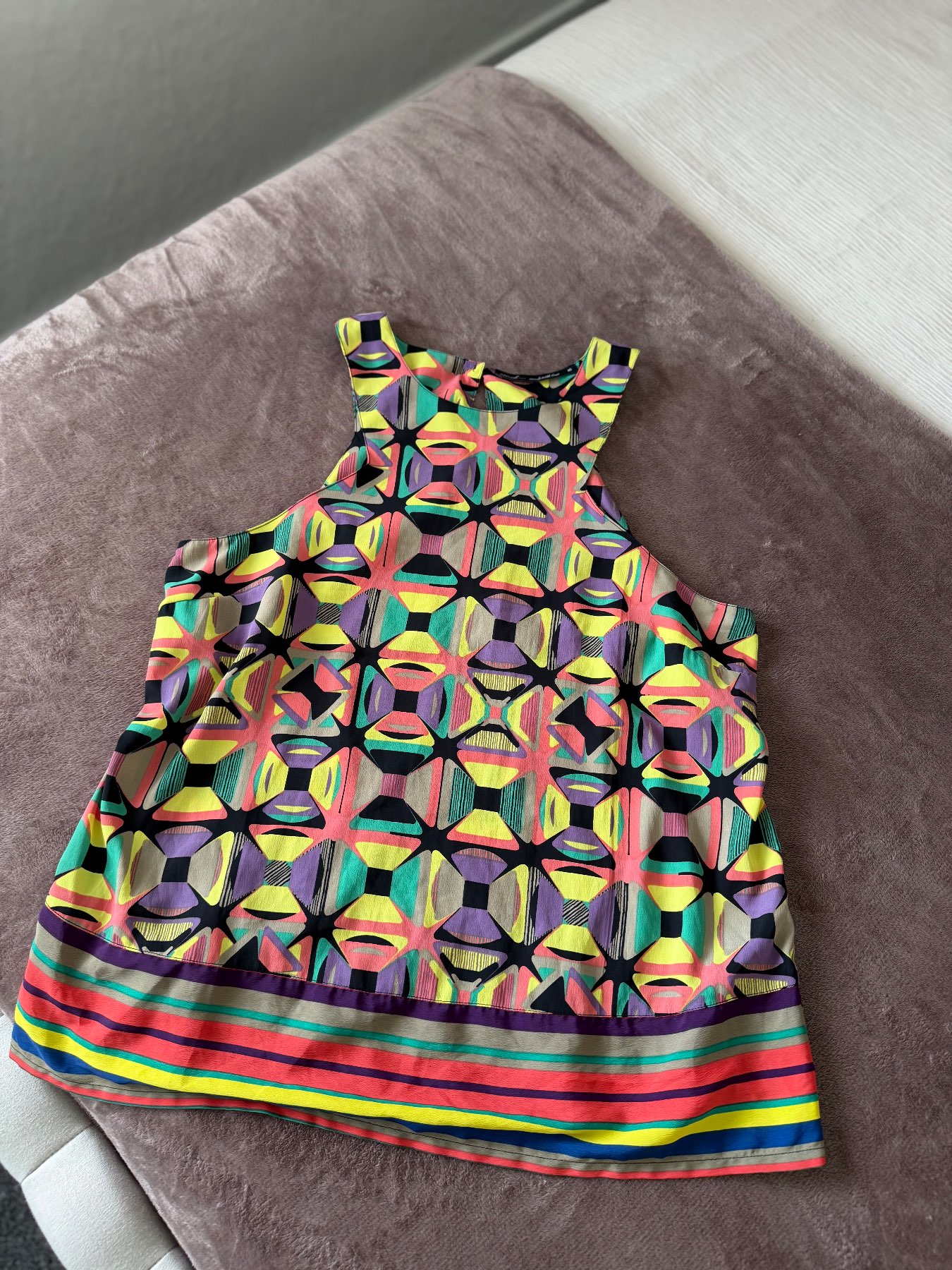 Next colourful tank top UK16