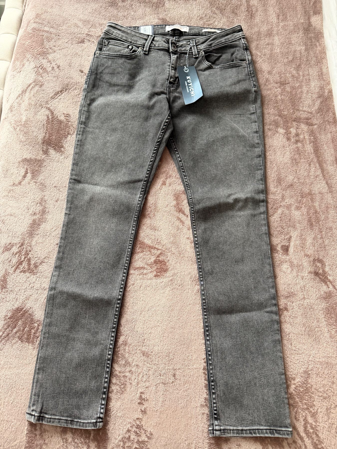 Kuyichi grey slim mid waist jeans W30 L30