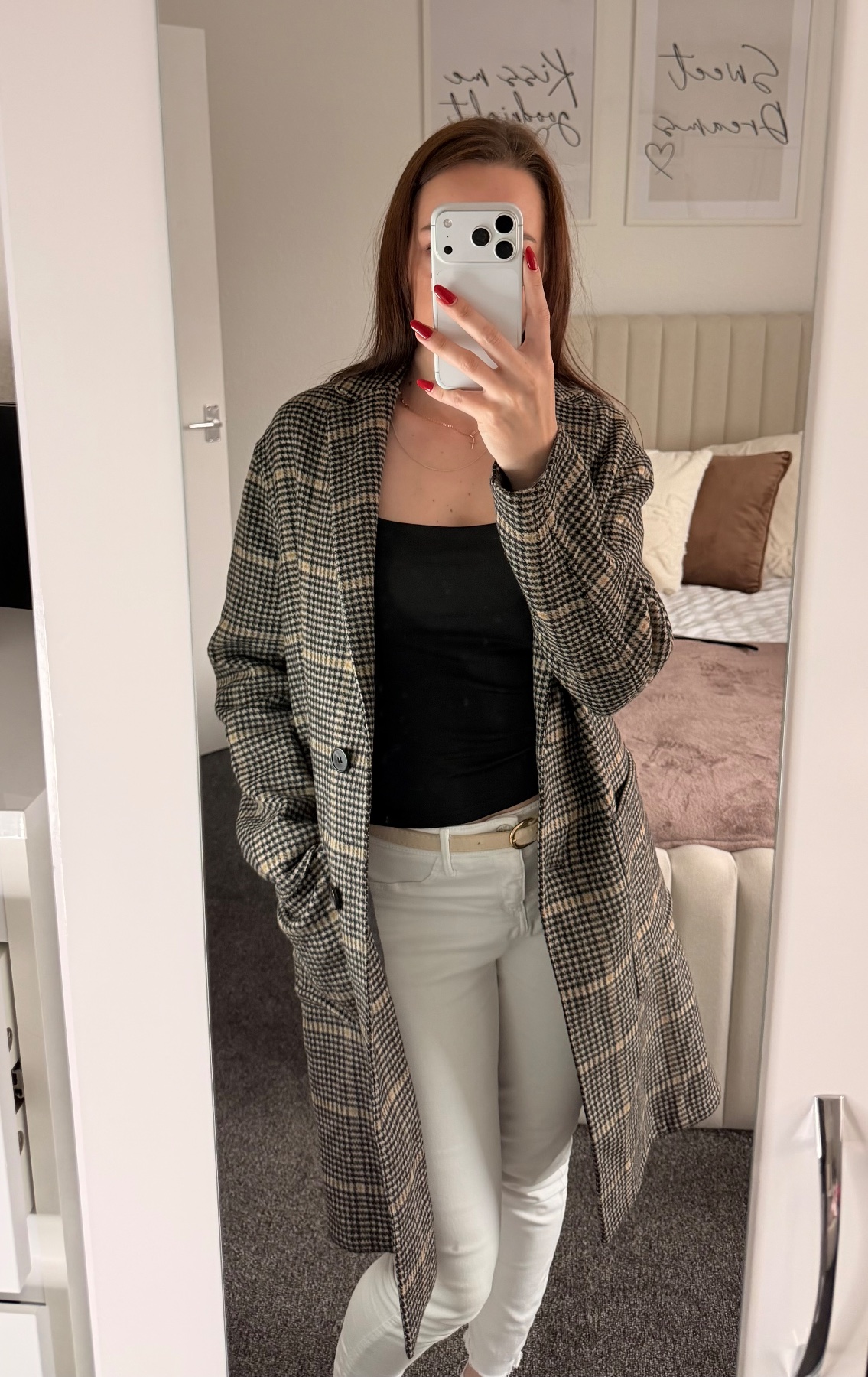 Allsaints wool long coat Size S