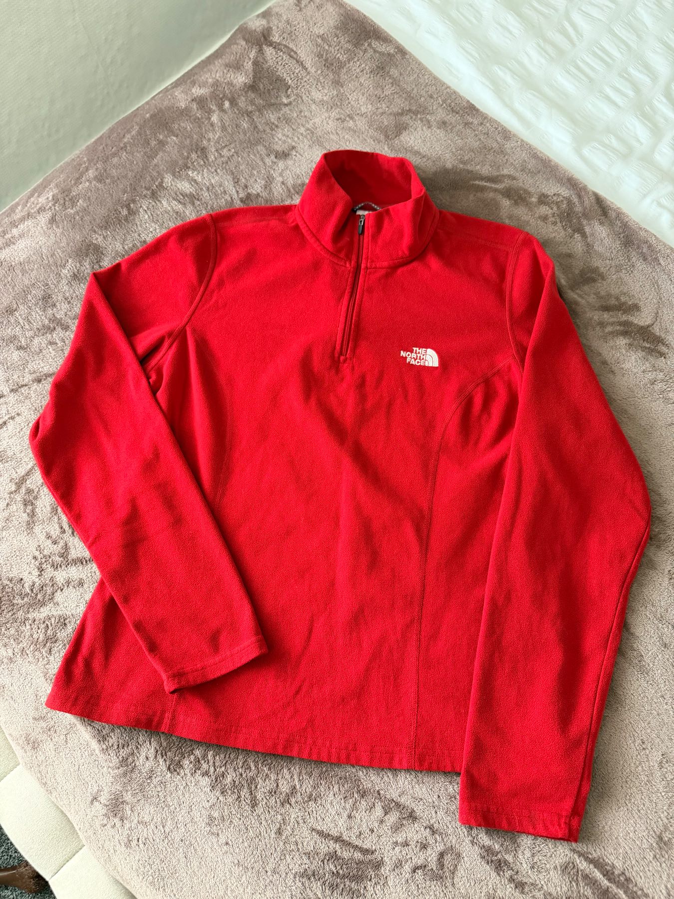 The North Face red fleece jumper Medium