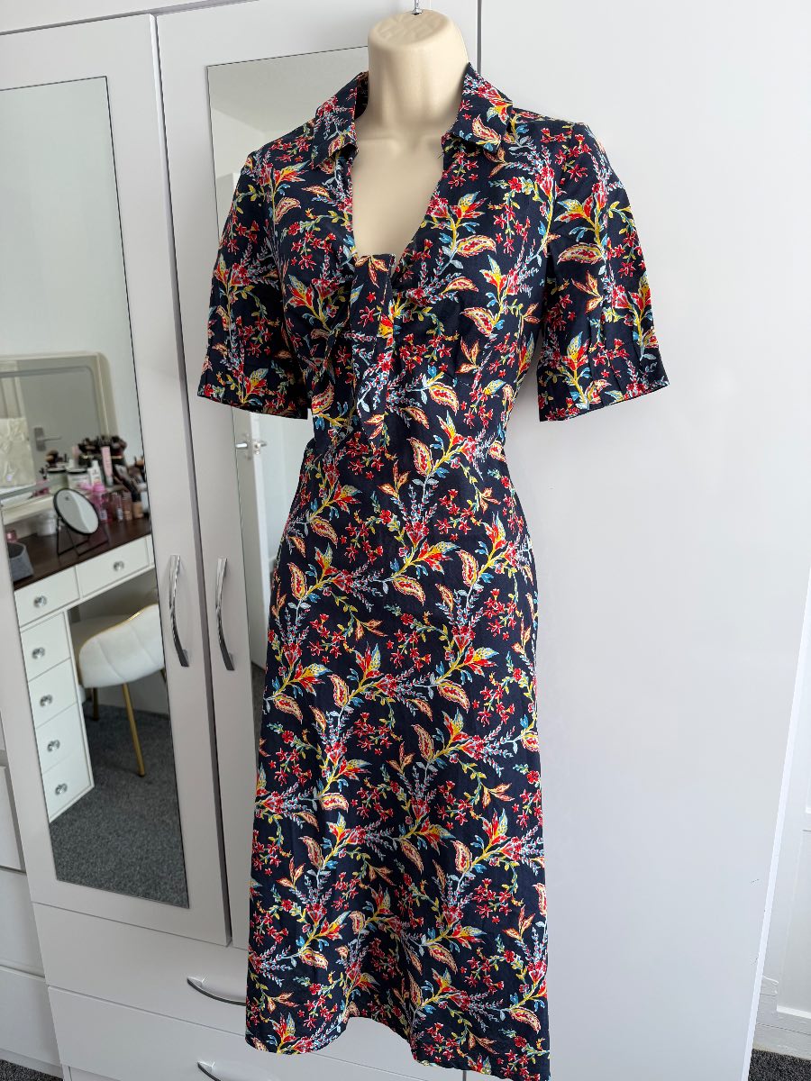 Monsoon midi floral summer dress 8