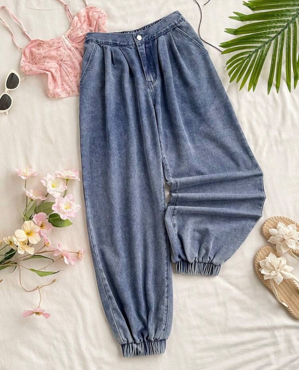 Shein balloon trending jogger jeans pants trousers