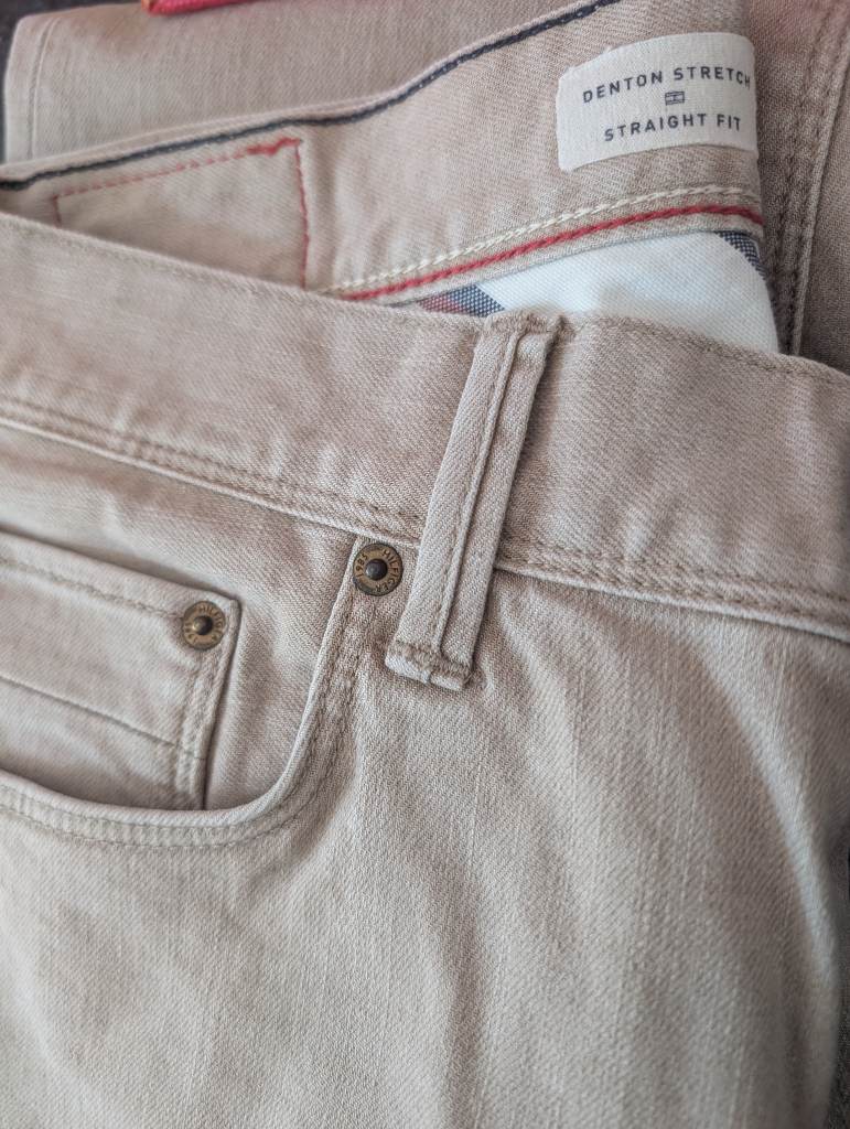 tommy hilfiger Denton cream jeans nwot
