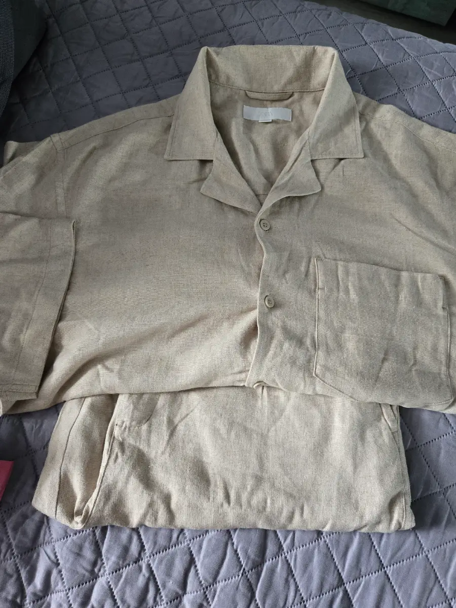 Zara mens shirt & shorts set.