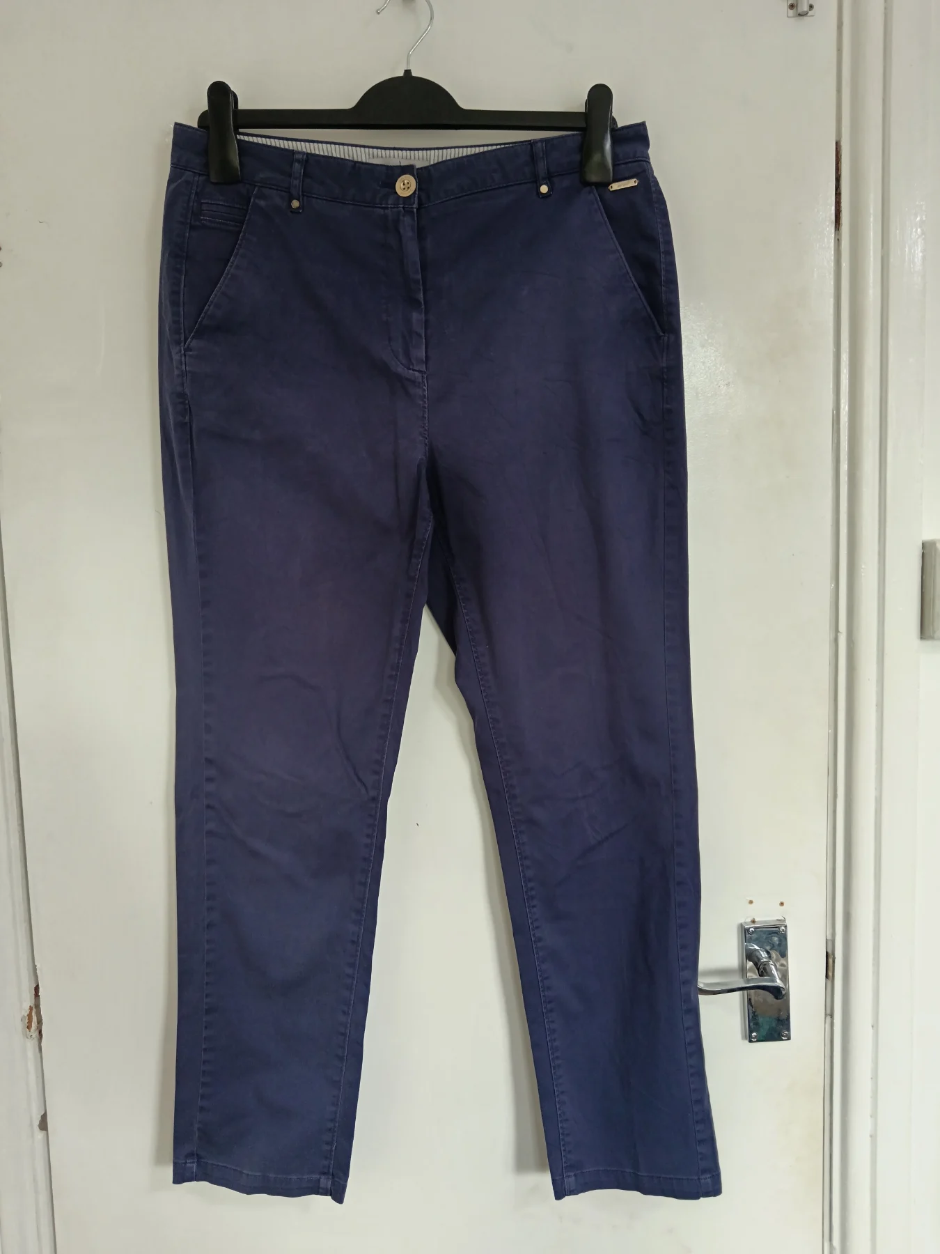 Navy Blue Chino Trousers – Smart Casual Fit