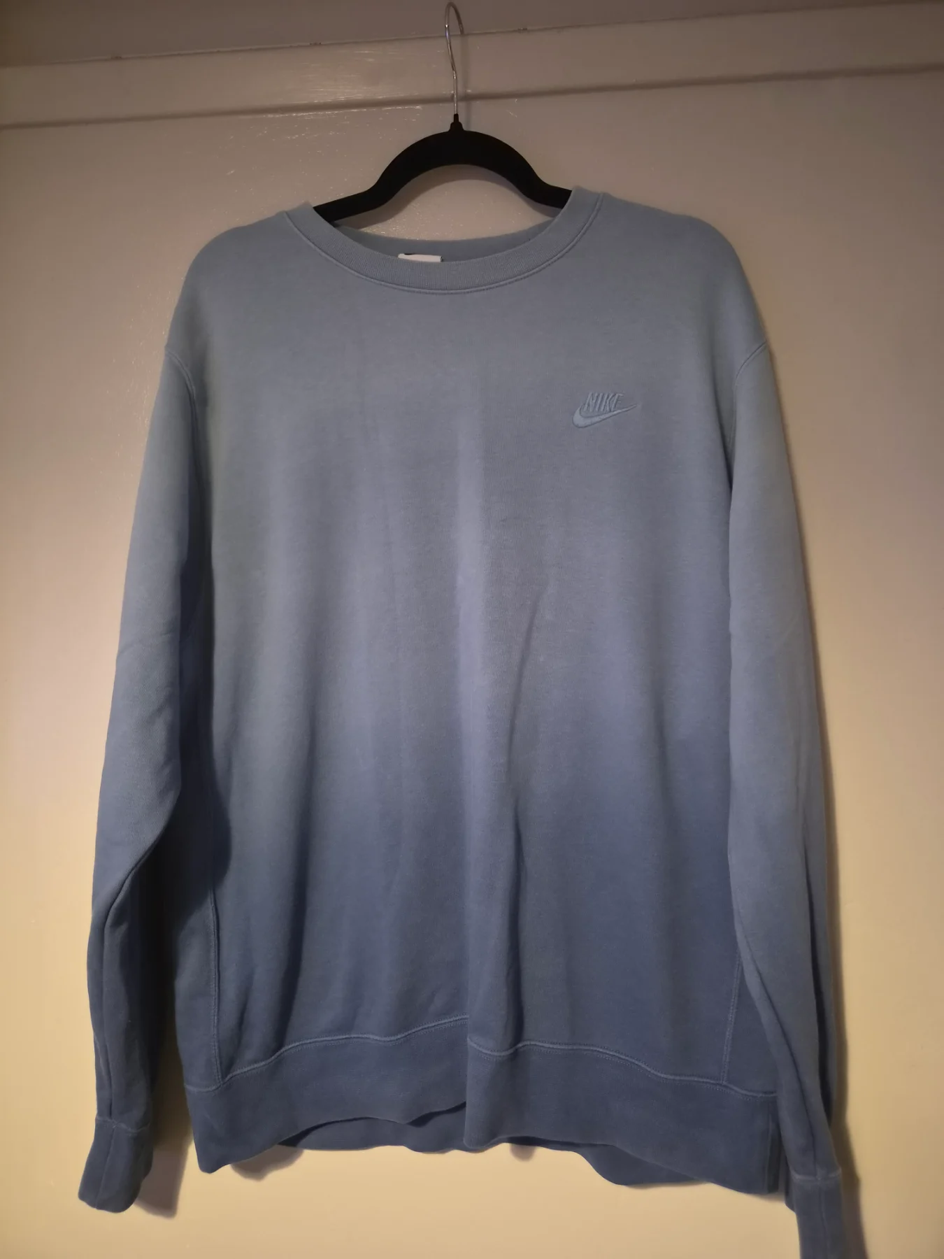 Nike Light Blue Crew Neck Sweatshirt – Size L