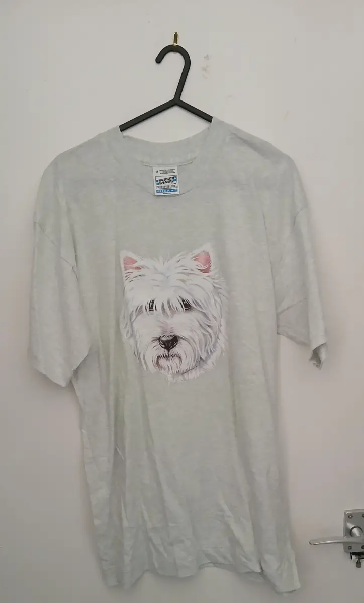 Screen Stars Grey Westie T-Shirt