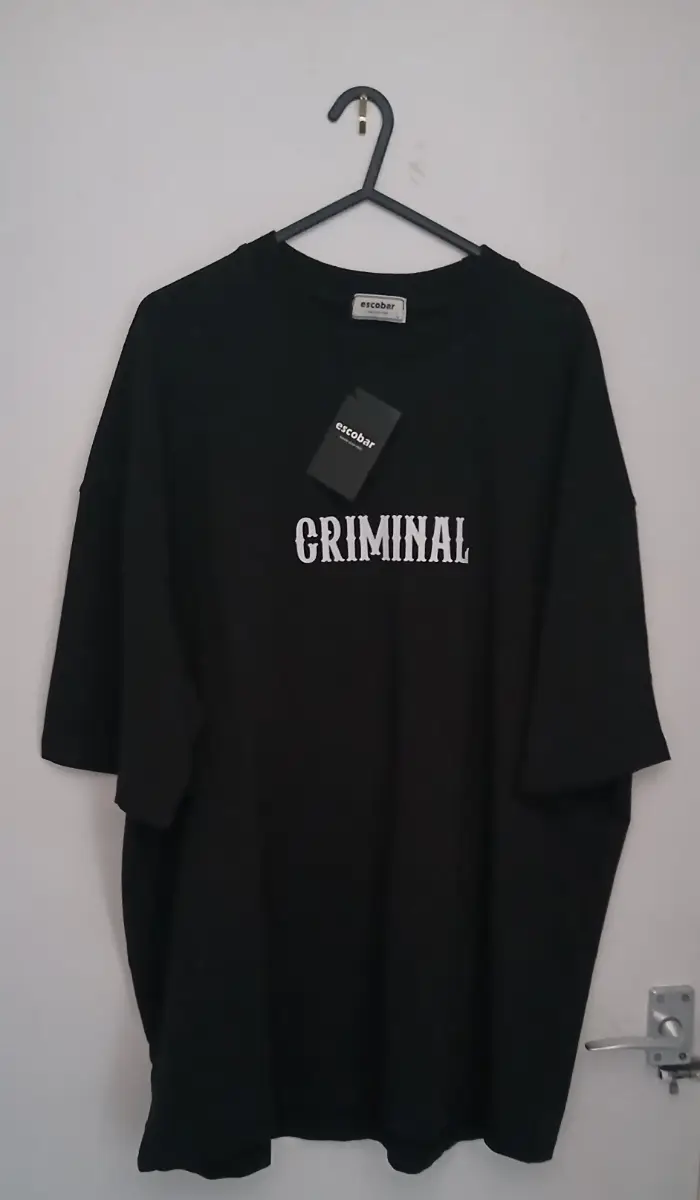 Escober Criminal "Do Not Enter T-Shirt Large