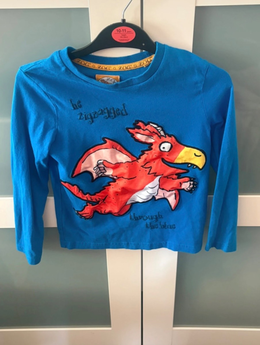 Zog long sleeved top 5-6 years