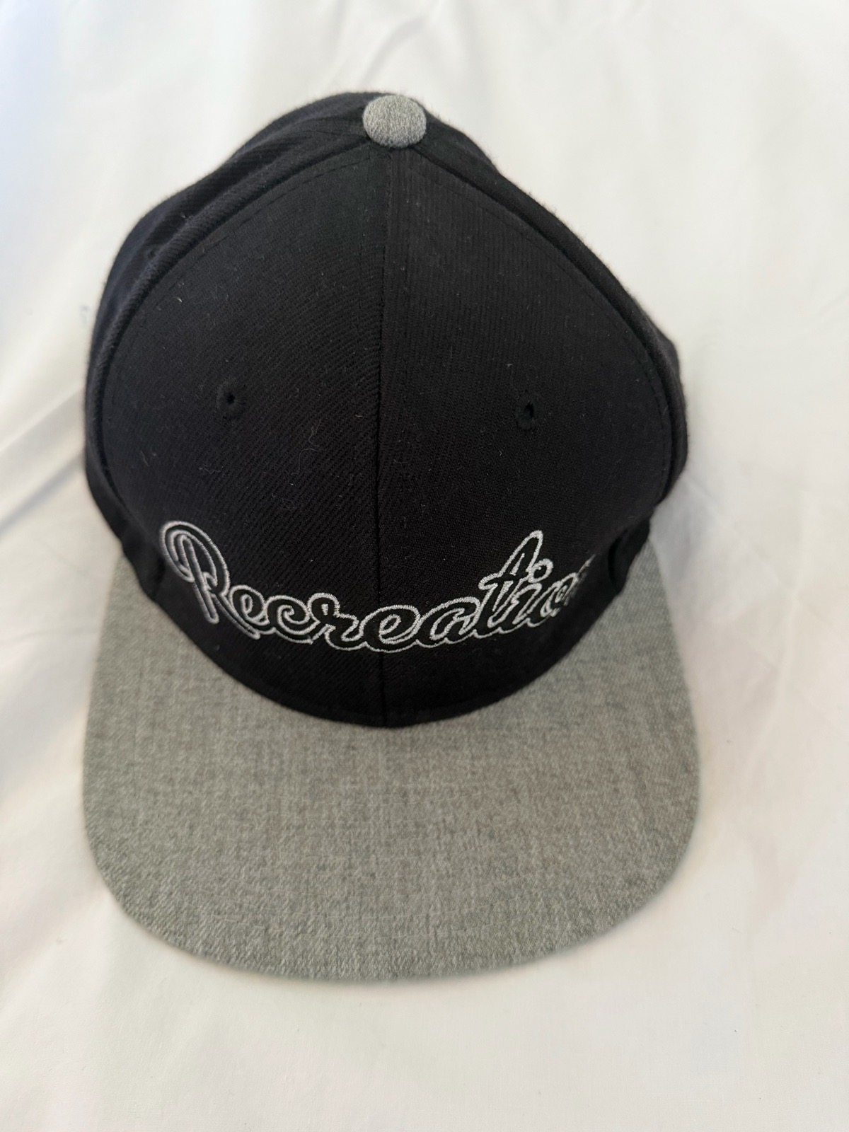 Recreation Black/grey mens baseball cap adjustable one size