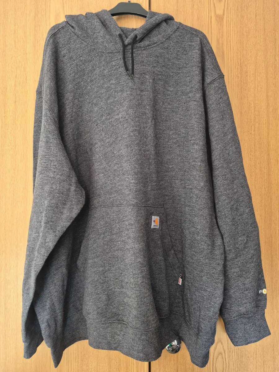 Carhartt FR Force Midweight Hooded Sweatshirt Dark Grey 4XL Brand New