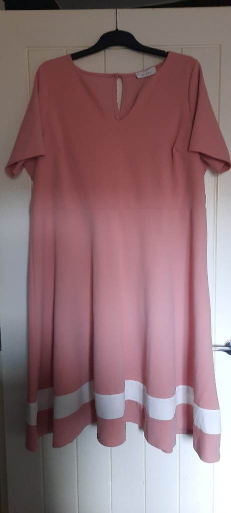 Yours Pink & White Dress