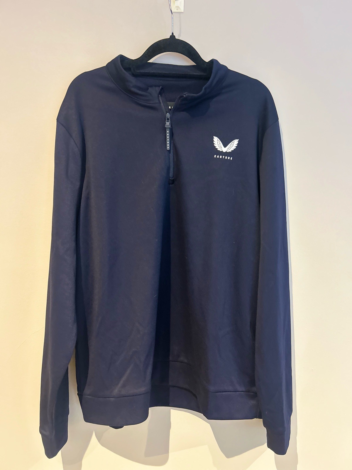 Castore Navy 1/4 Zip Performance Pullover – Men’s XL