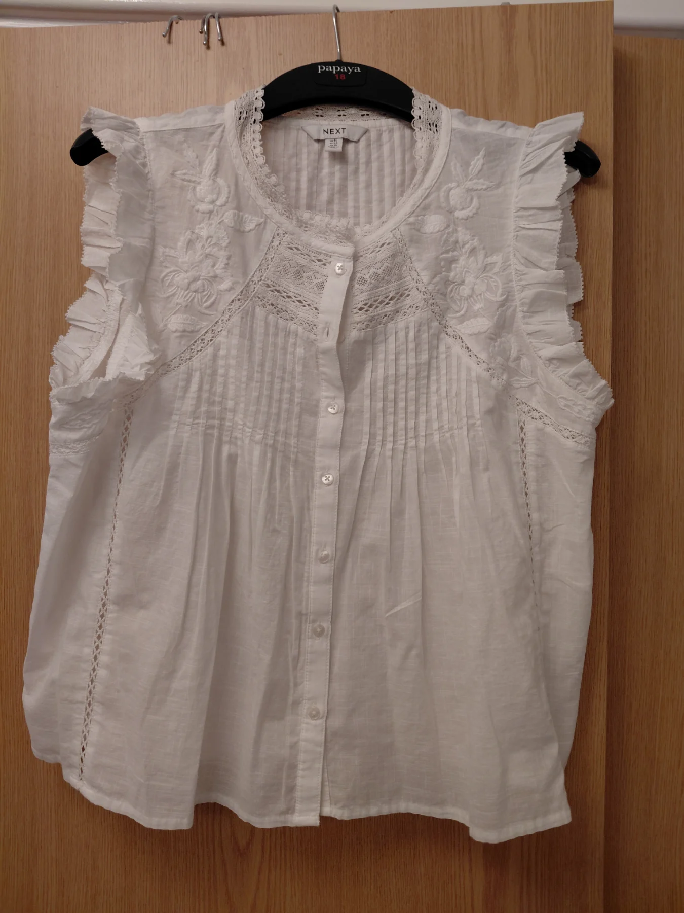 Next lightweight  cotton sleeveless  top .