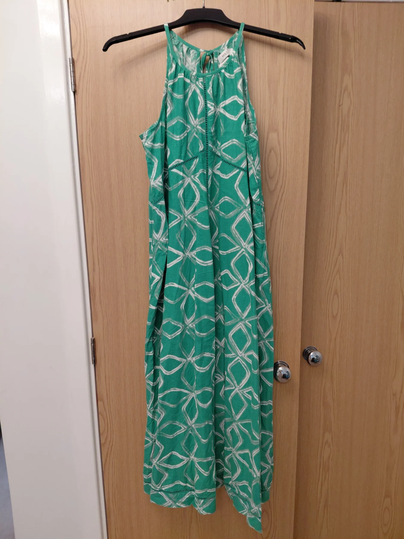 M&s linen dress maxi length size 14  a roomy 14 I'd say