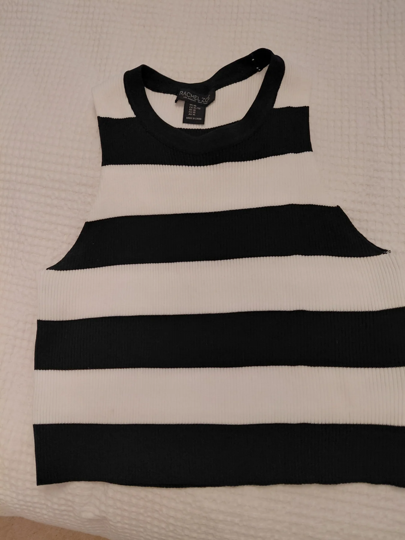 Short waisted stretchy knit top never worn