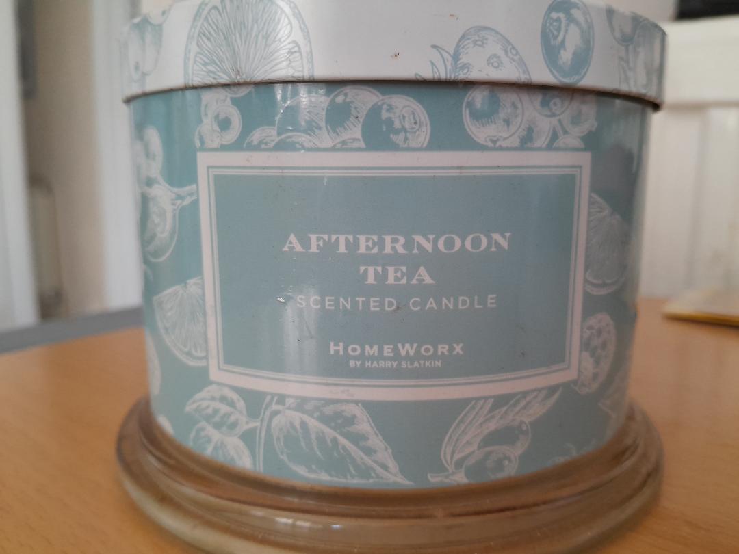 HOMEWORX by HARRY SLATKIN 'AFTERNOON TEA' 3 WICK SCENTED CANDLE