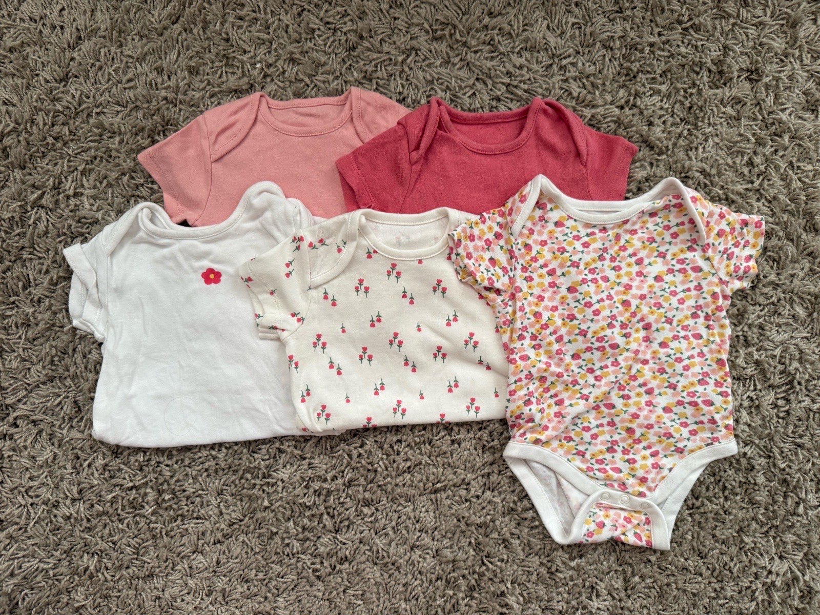 Mothercare Baby Girl Vest Bundle | 3-6 Months | 5 Pack