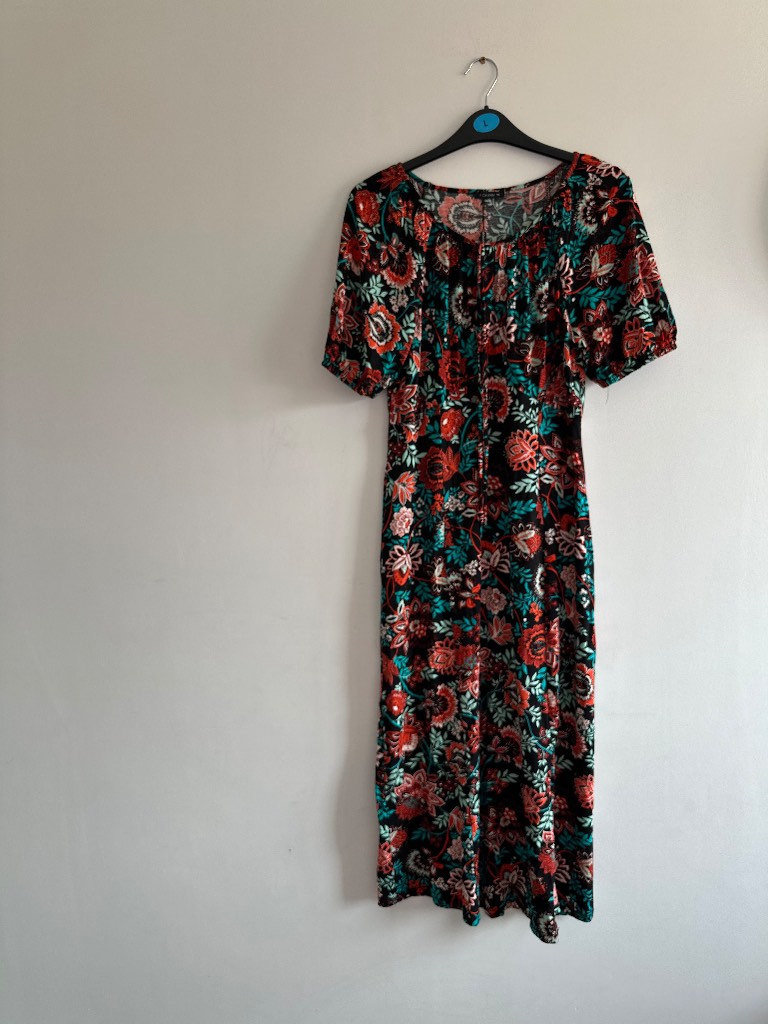 Ramon Floral Print Midi Dress Size 10