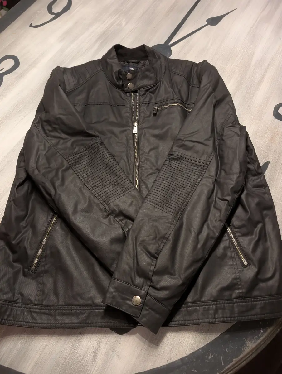 Mens biker style jacket
