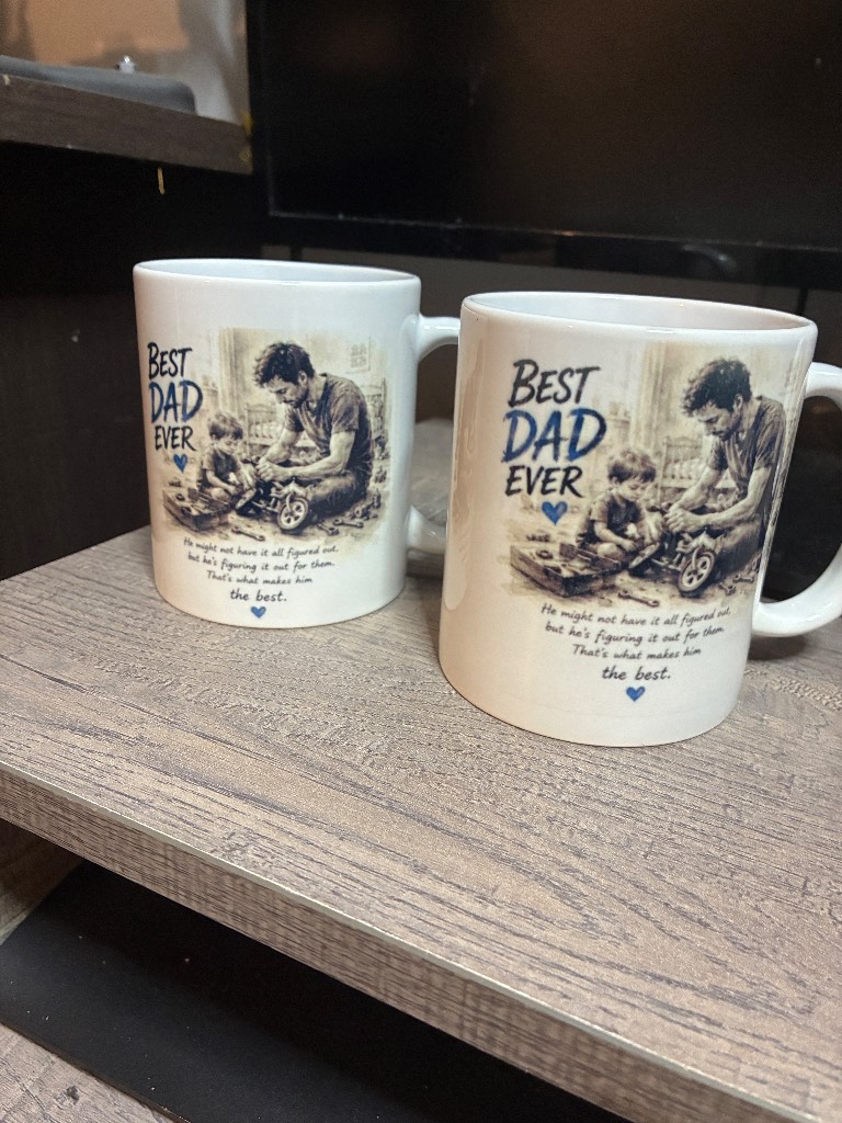1 x best dad ever mug