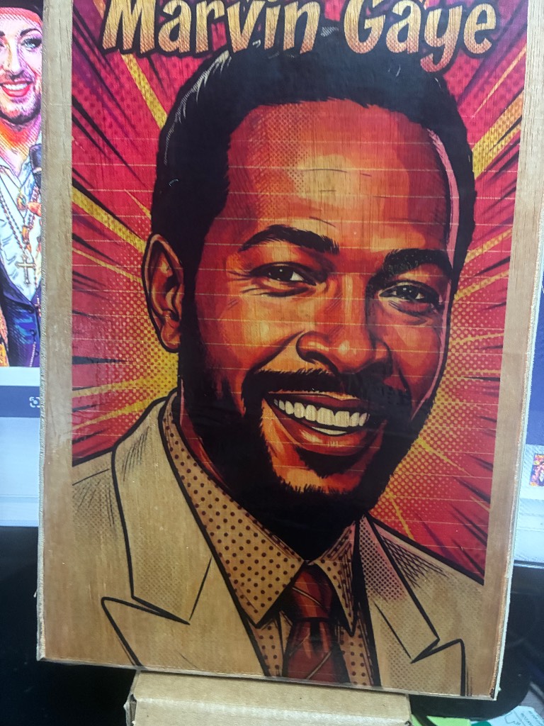 Marvin Gaye wall plaque