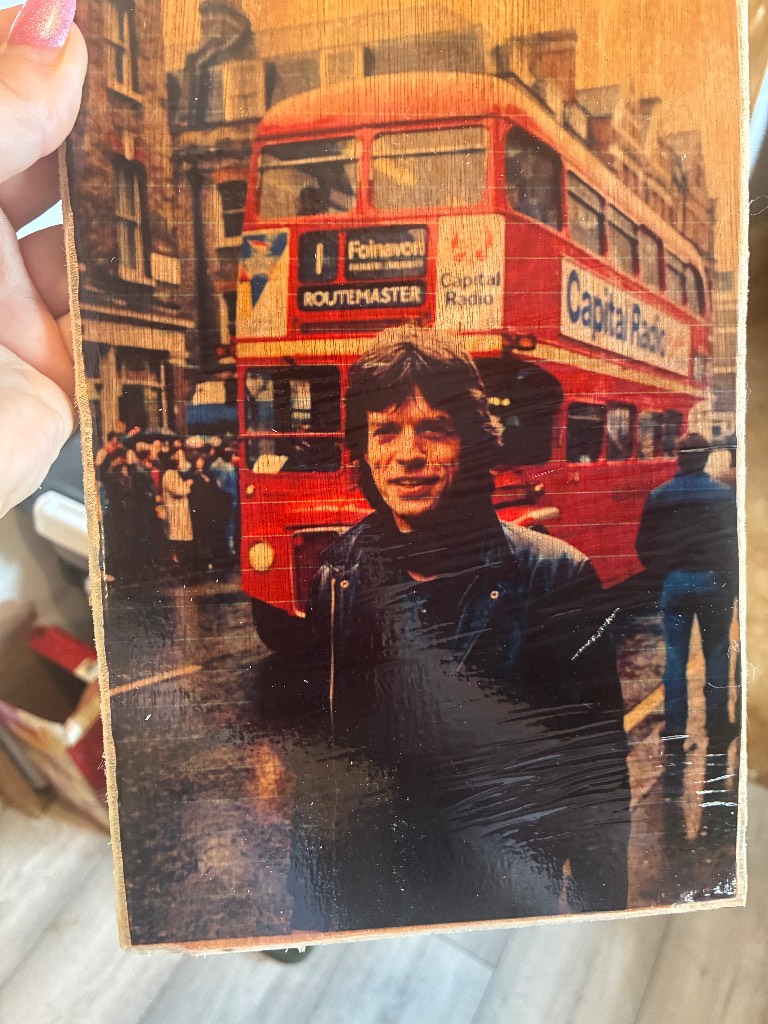 Mick jagger wall plaque