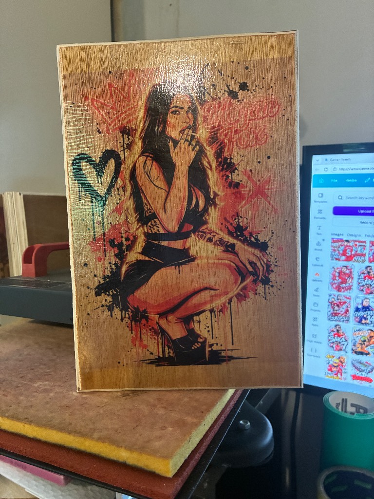 Megan fox wall plaque
