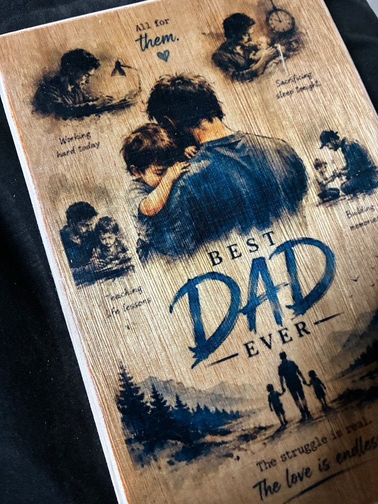 Best dad plaque