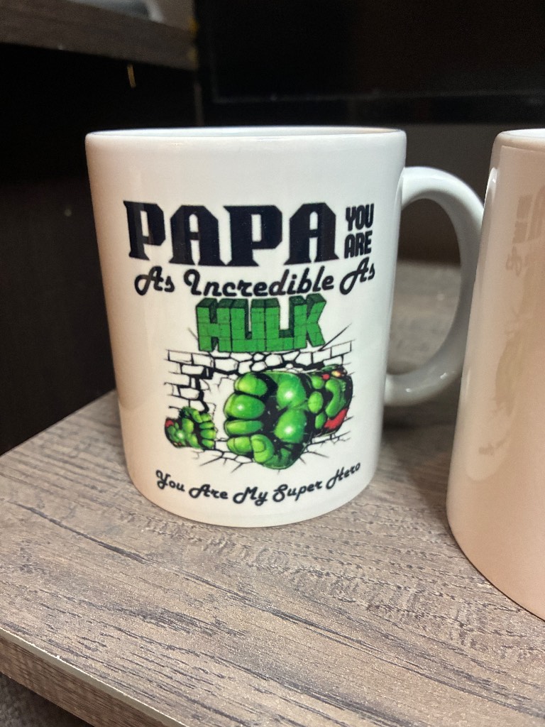 1 x Hulk papa mug