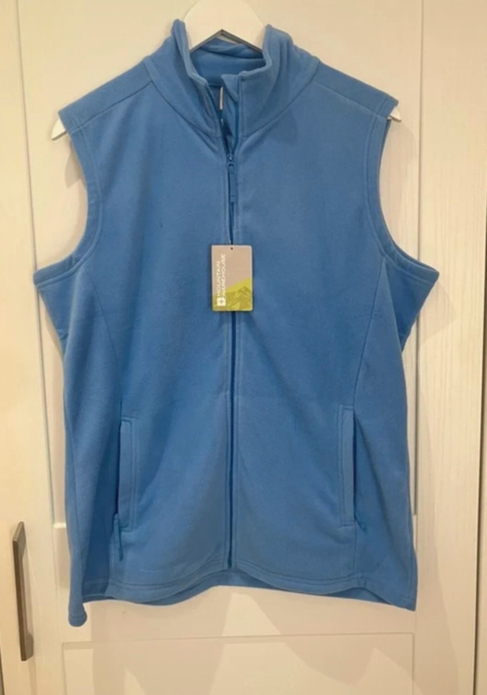 Brand New Mountain Warehouse Blue Fleece Bodywarmer Gilet Autumn Size 16