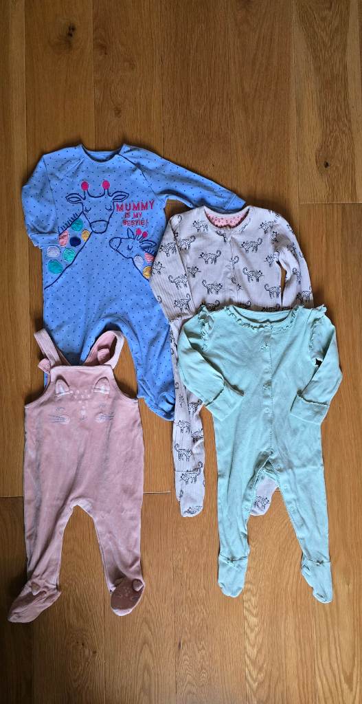 Sleepsuits baby bundle 6-9