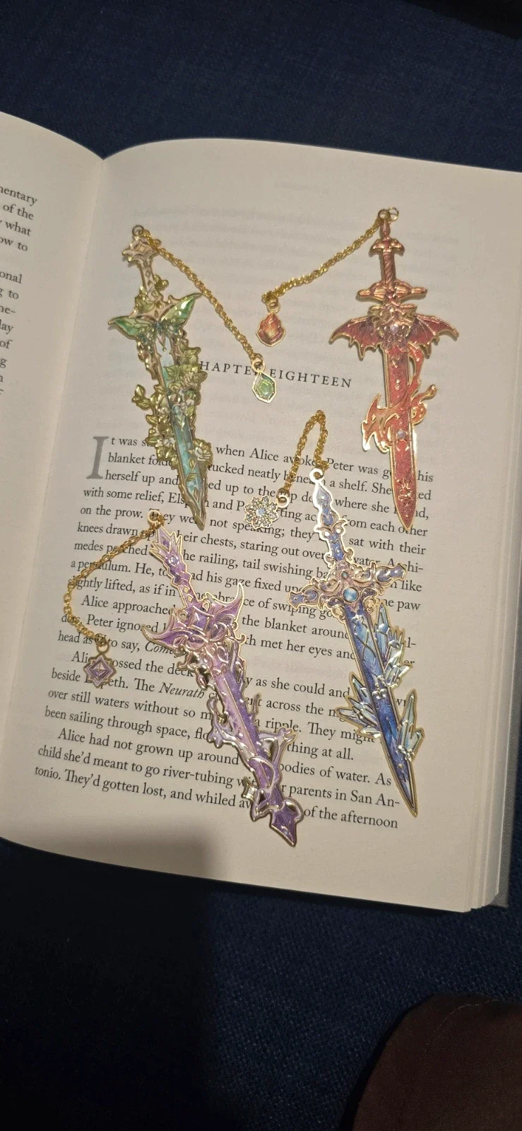 4 pcs bookmark set